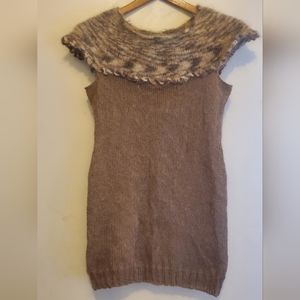 Handknit mohair sheath dress